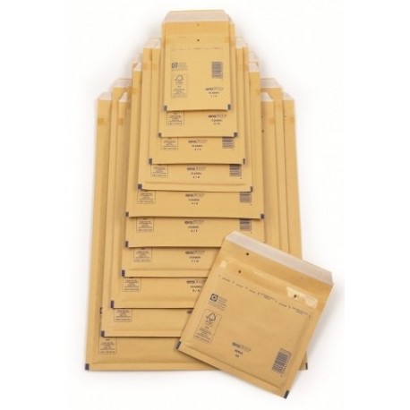 Bubble Lined Postal Bags, Gold Self Seal