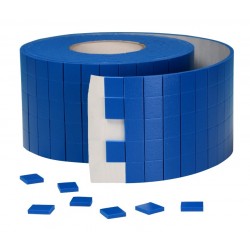 Jumbo Foam transport pads with low tack adhesive