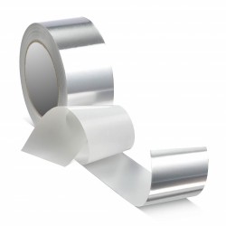Aluminium foil tape with acrylic adhesive on a paper release liner