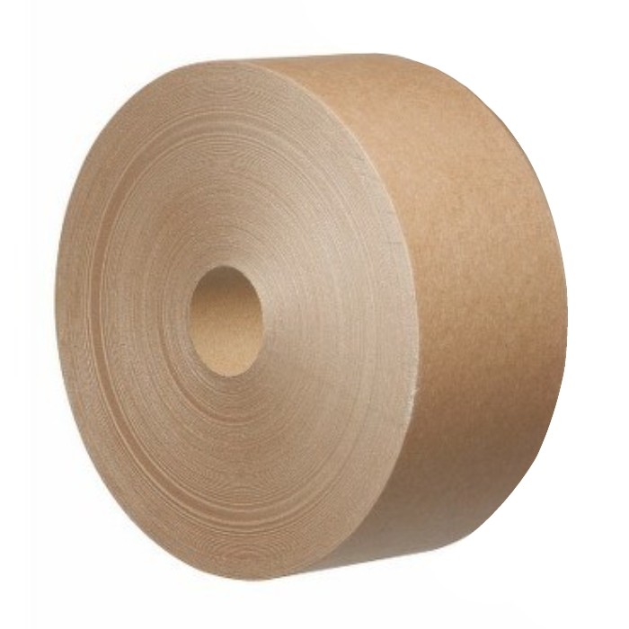 6 x ROLLS OF PLAIN STRONG GUMMED PAPER WATER ACTIVATED TAPE 48mm x 200M 60GSM 