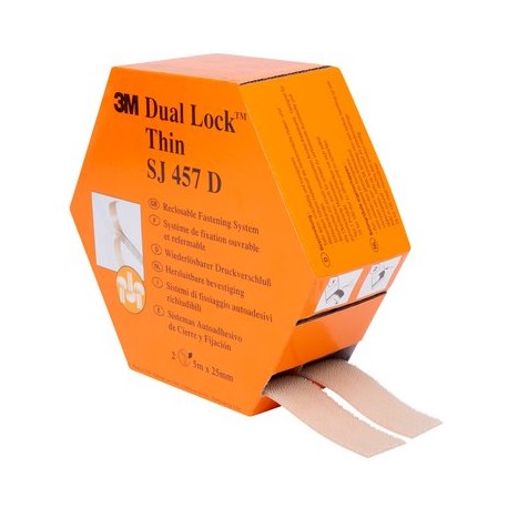 Dual Lock Low Profile Twin Pack Clear - 3M SJ457D