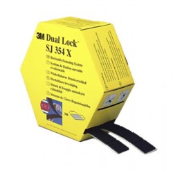 Dual Lock Squares Twin Pack Black - 3M SJ354X