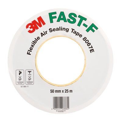 50MMX25M 25/25 SPLIT FLEXIBLE AIR SEALING TAPE 3M 8067E