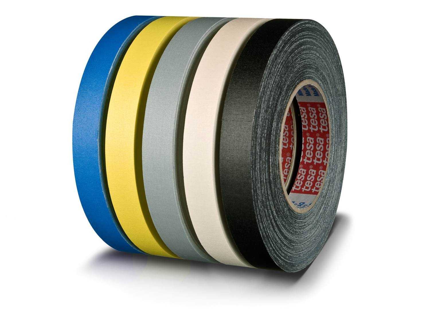 25MMX50M BLACK ACRYLIC COATED CLOTH 4661