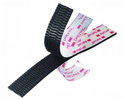 19MMX45.7M BLACK DUAL LOCK 3M SJ3551CF