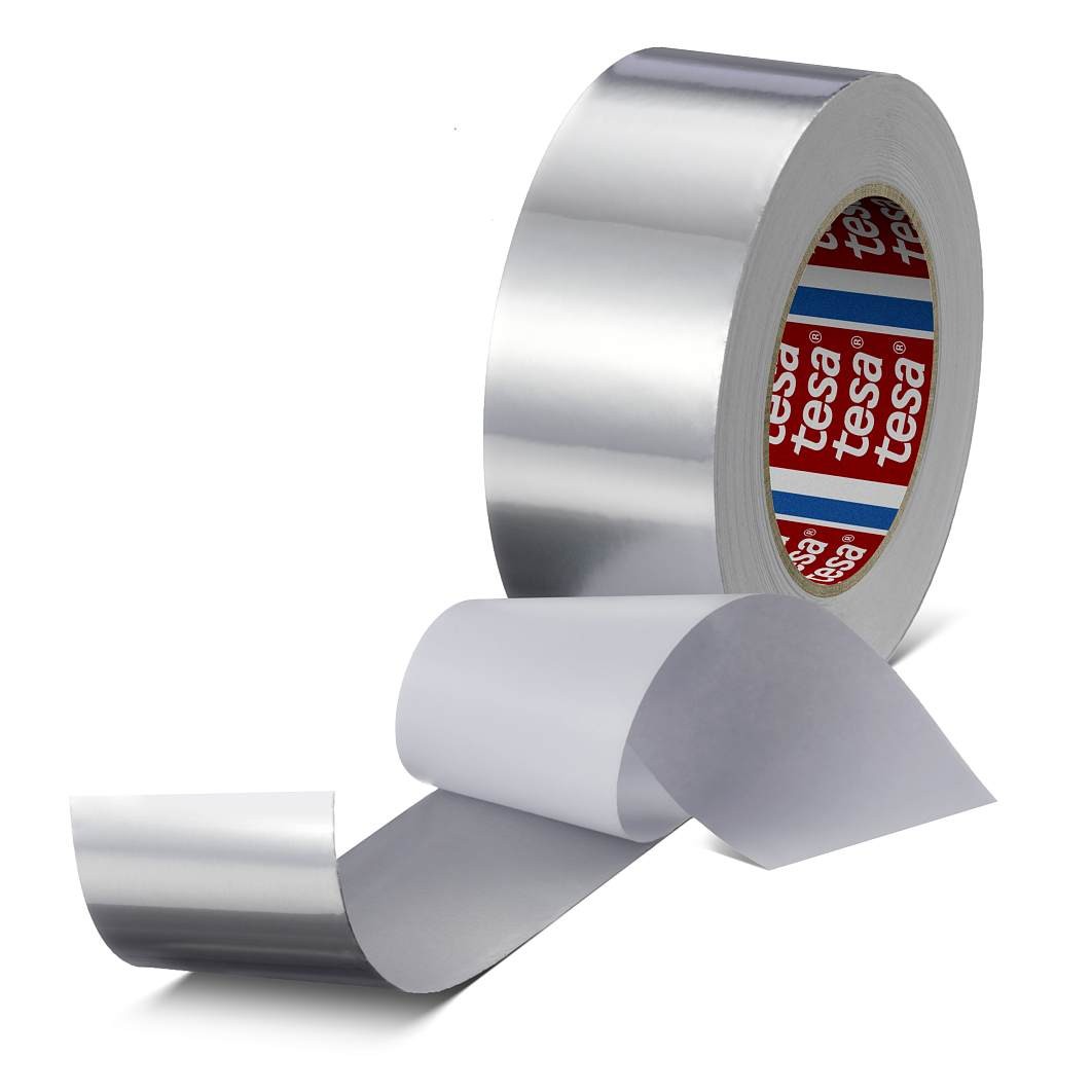 50MM X 50M ALUMINIUM TAPE 30MU WITH PAPER LINER TESA® 60632
