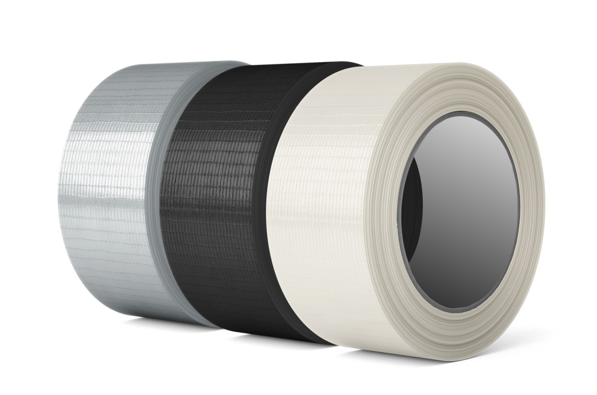 25MMX50M BLACK ECONOMY CLOTH 9051