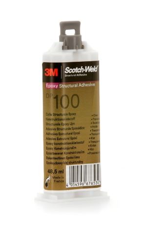 48.5ML CLEAR EPOXY ADHESIVE 3M DP100 12/CTN