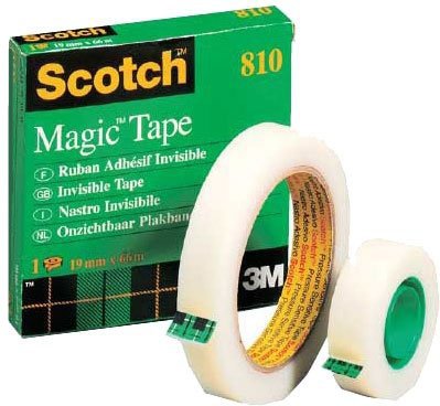 19MMX 33M INVISIBLE MENDING TAPE 810 28 ROLLS / CASE