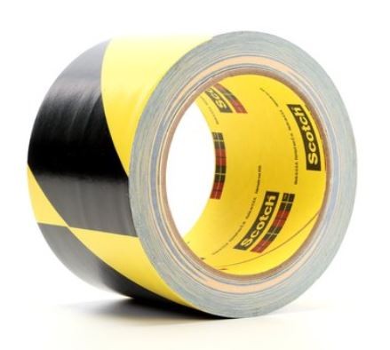50MMX33M BLACK/YELLOW HAZARD TAPE 3M 5702