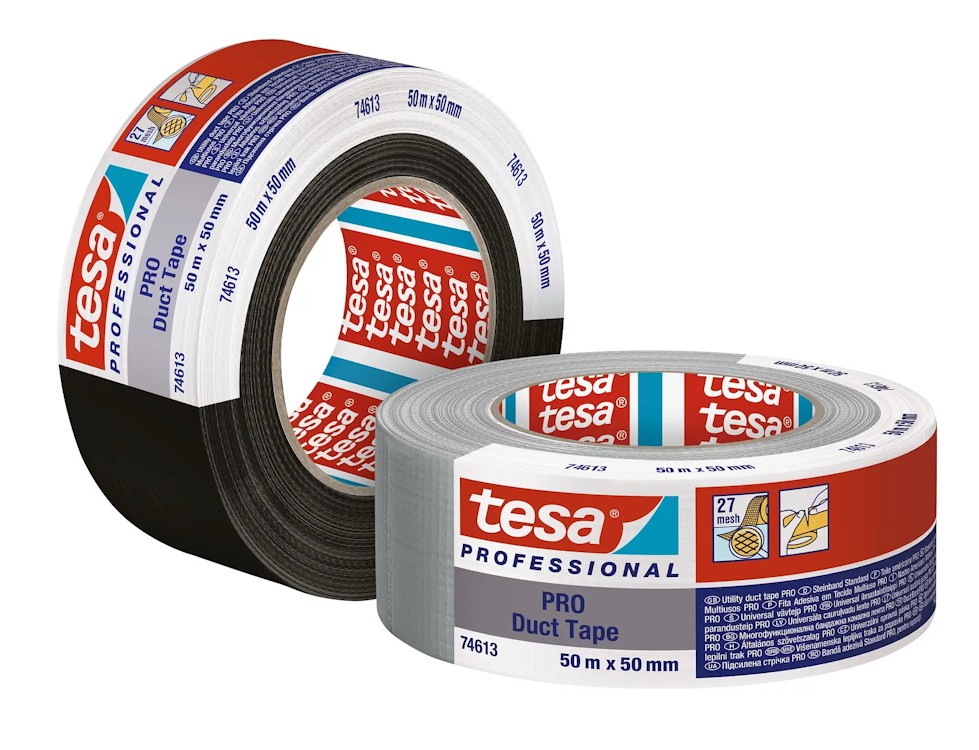 50MMX50M GREY UTILITY CLOTH TAPE TESA 74613