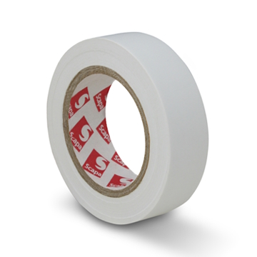 19MMX20M WHITE PVC TAPE