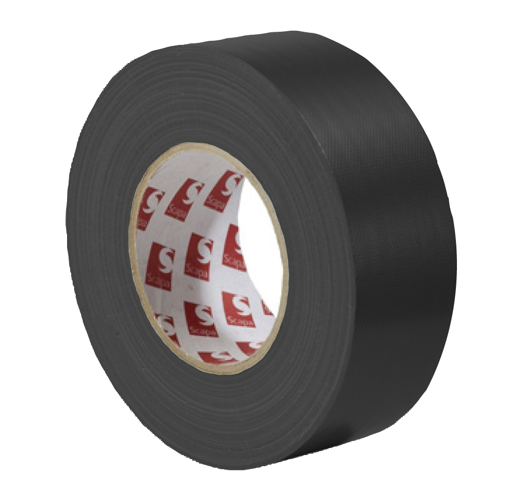 19MMX50M STANDARD BLACK POLYCLOTH