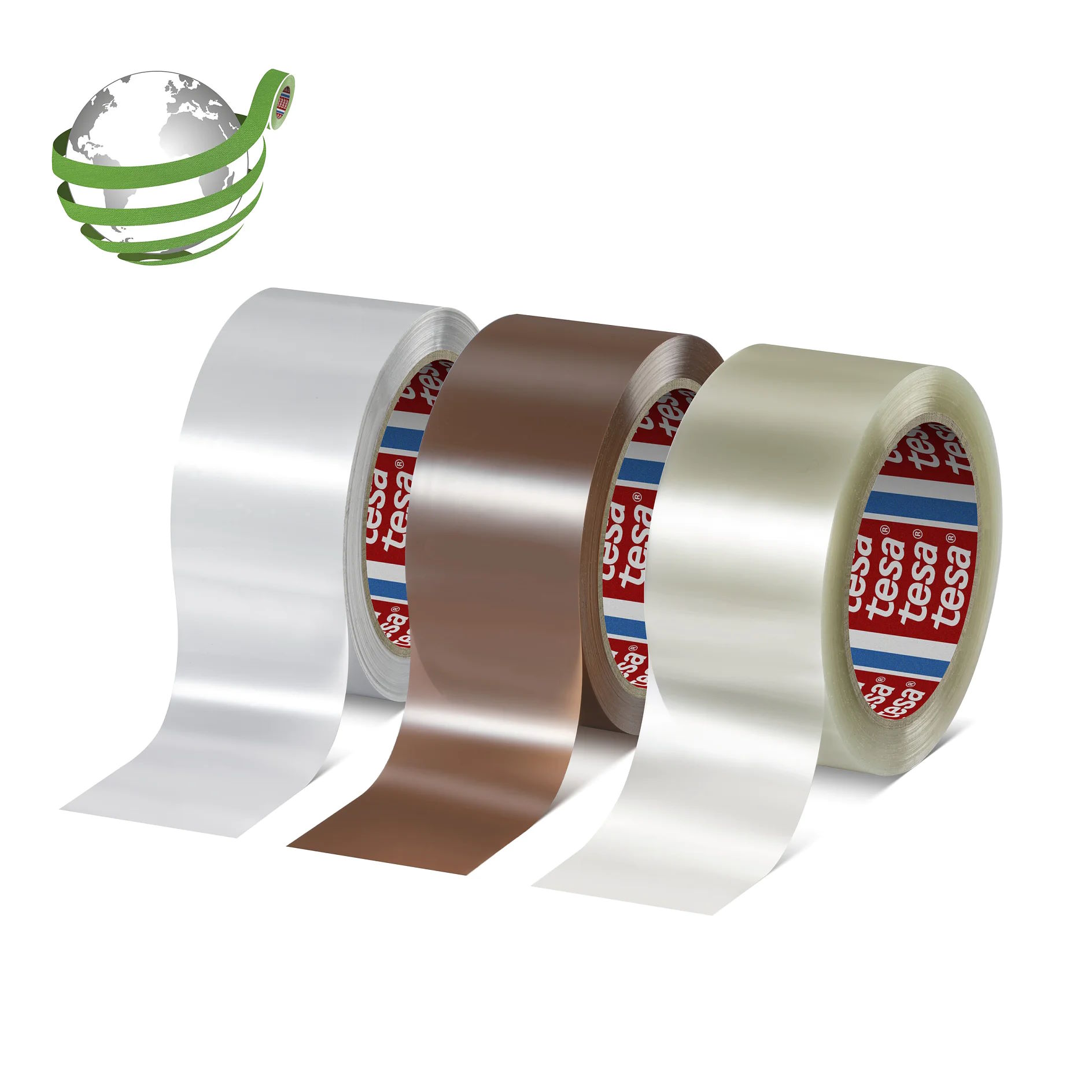 50MMX100M BROWN SILENT RECYCLED PET BACKING PACKAGING TAPE TESA® 60416