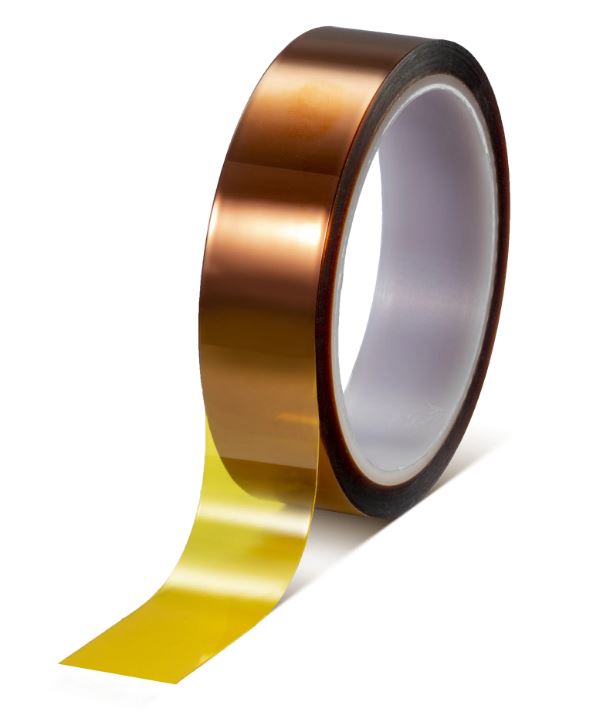 25MMX 33M FLAME RETARDANT KAPTON® HIGH GRADE MASKING TAPE, TESA® 51408