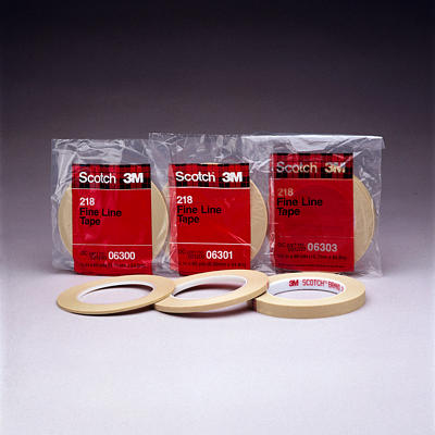 25MMX55M FINE LINE MASKING 3M 218