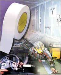 25MMX55M WHT GLASS CLOTH TAPE 3M 361