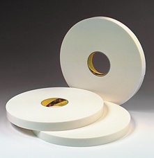 12MMX0.8MMX66M D/S WHITE FOAM TAPE 3M 952