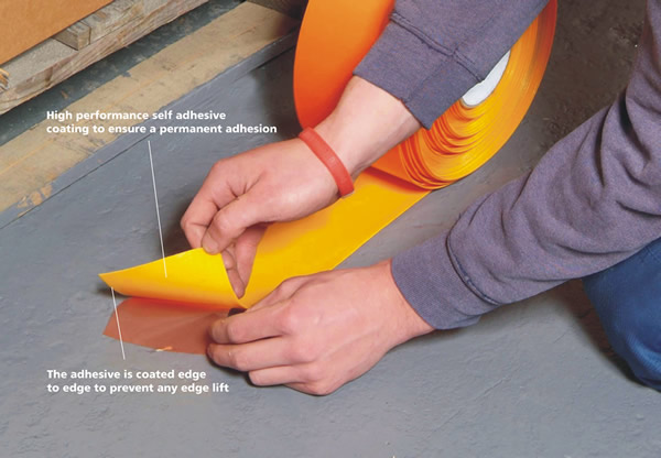 50MMX30M BLACK PERMASTRIPE® MARKING TAPE