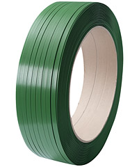 12.5MM X 0.6MM X 2500M GREEN POLYESTER STRAP