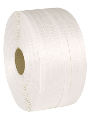 13MMX1100M HOTMELT CORD POLYESTER STRAPPING 375KG B/S