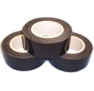 25MMX100M BLACK L/T POLYTHENE TAPE