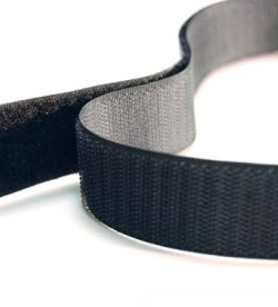25MMX25M BLACK S/A HOOK TAPE