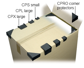 28MM X 25MM SMALL PLASTIC EDGE PROT. CPS 2000/BOX