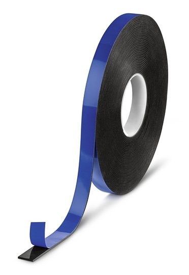 12MMX1.2MMX25M BLACK ACX ACRYLIC TAPE PAPER LINER TESA® 7065